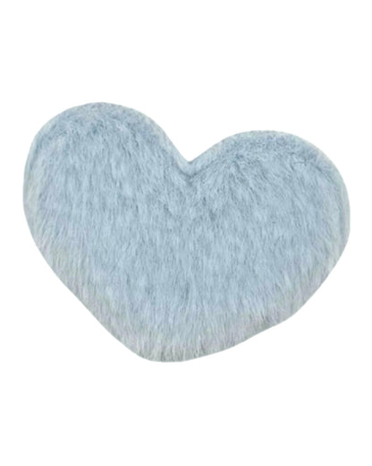 Fluffy Heart Clips