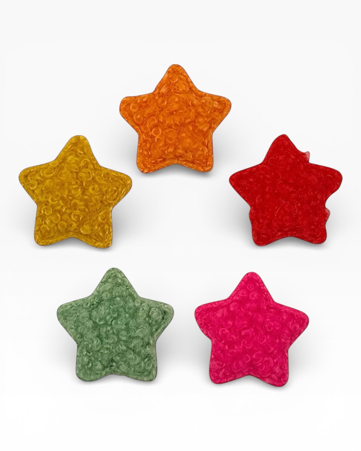 Sterren Teddy Set – Vrolijke Kleuren (5 stuks)