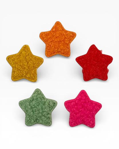 Sterren Teddy Set – Vrolijke Kleuren (5 stuks)