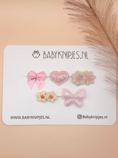 Newborn set: Sweet Pink Petite
