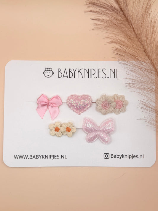 Newborn set: Sweet Pink Petite