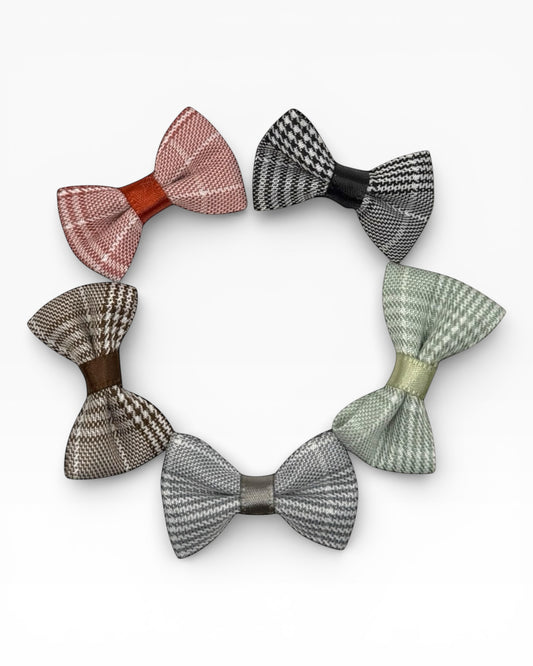 Klassieke Ruitjes Strikjes – Set van 5