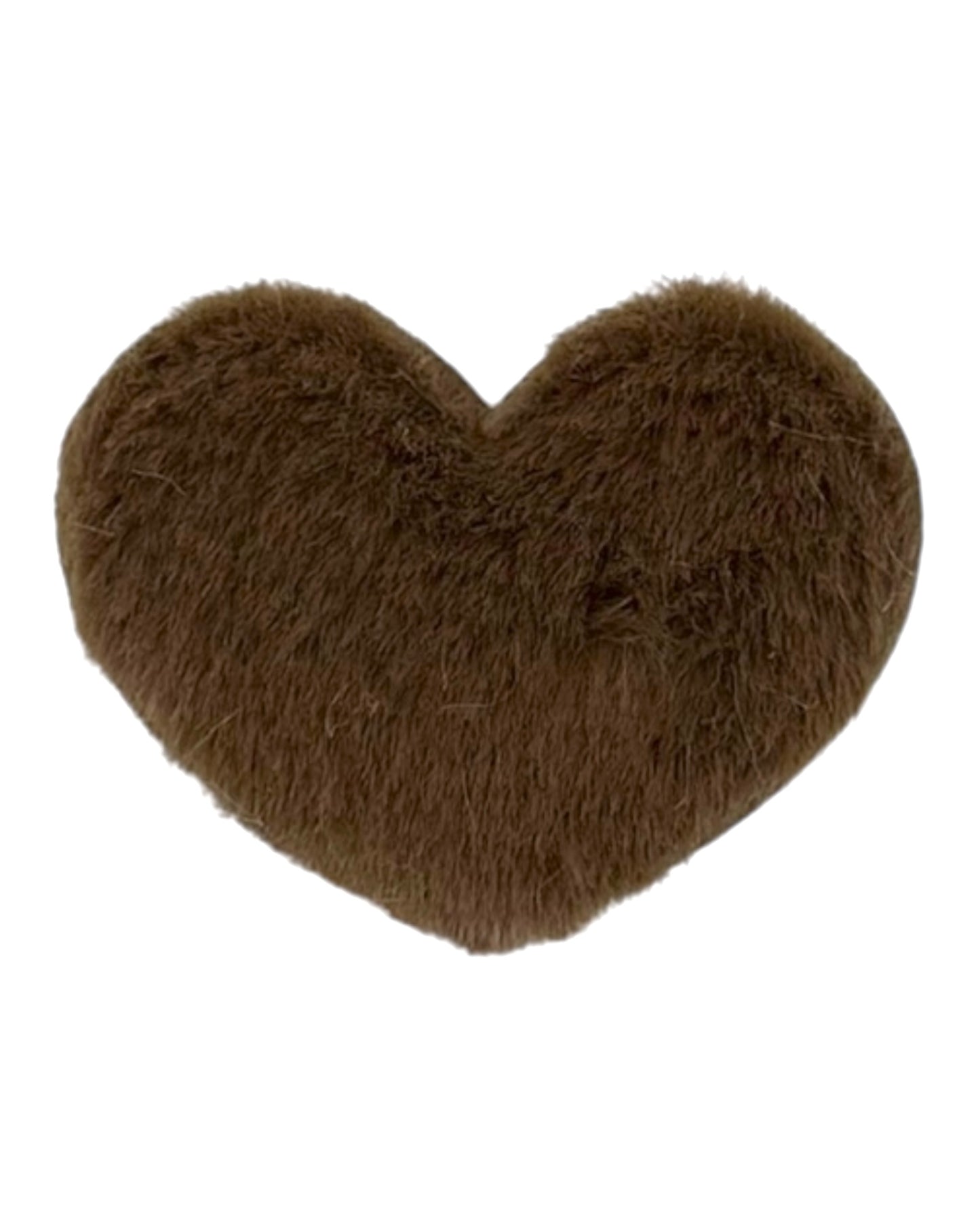 Fluffy Heart Clips