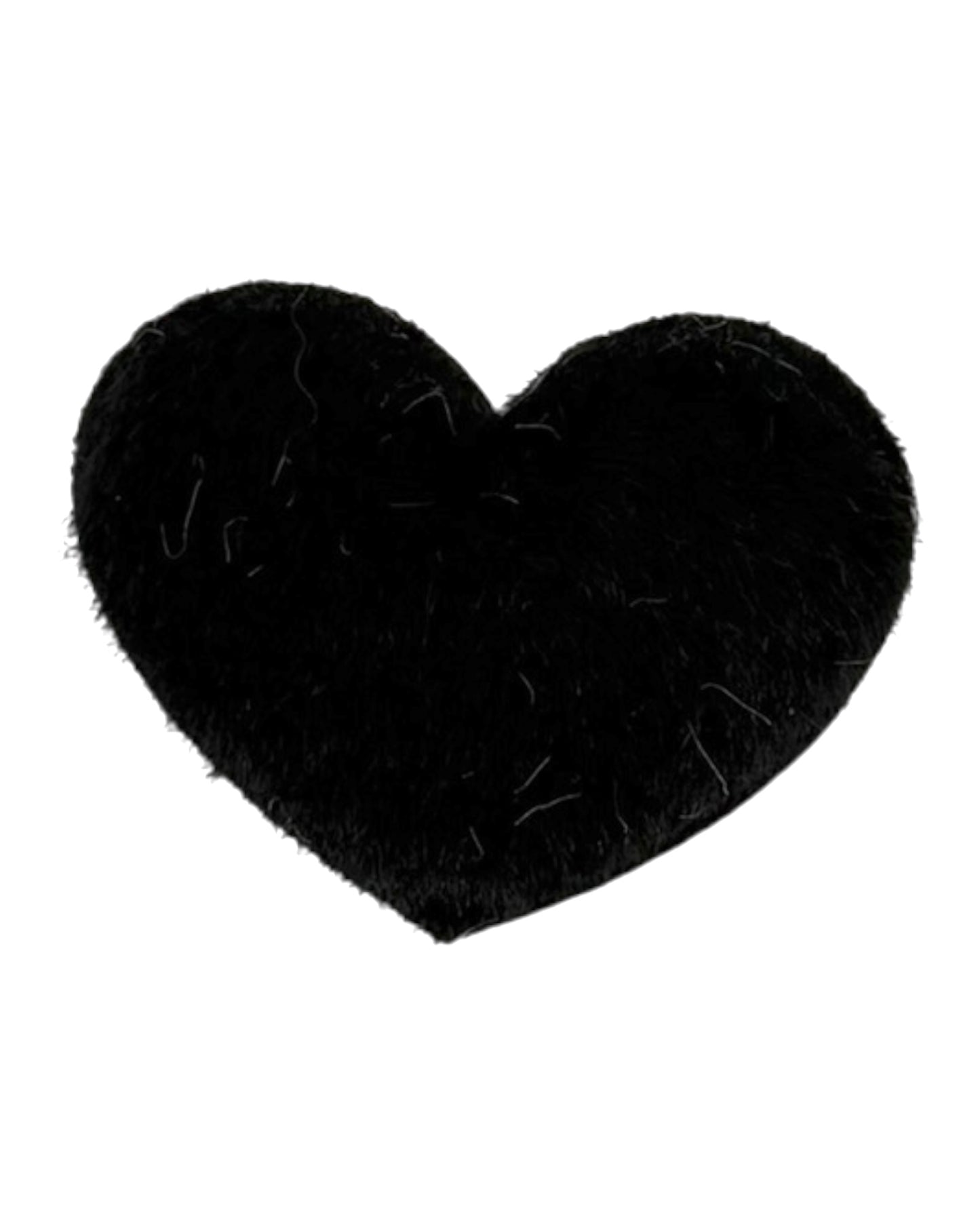 Fluffy Heart Clips