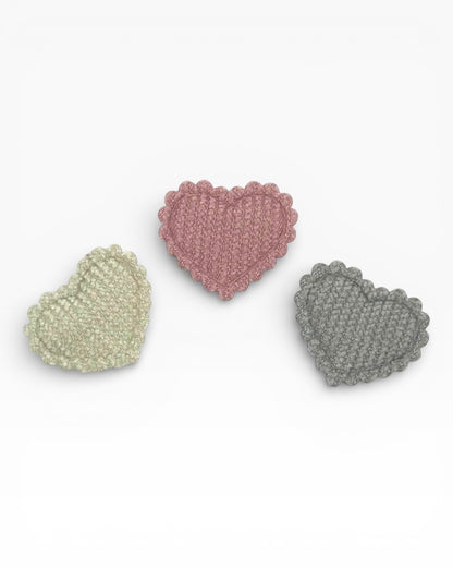 Newborn Hartjes Knipjes – Everyday Basics | Set van 3 (2,5 cm)